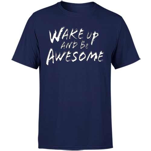 Blue Tee Shirt for men with beautiful caption