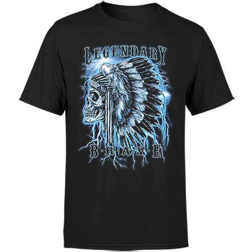 Legendary Indian Brave Classic Tee Shirt