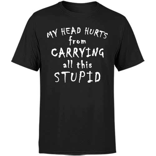 My head hurts mens classic tee