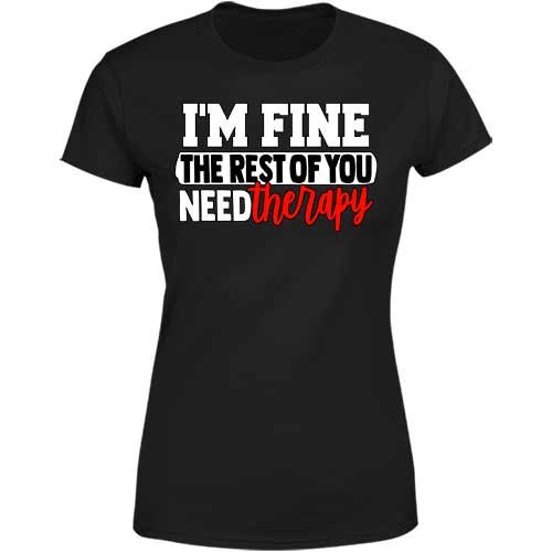 Need therapy womens classic tee