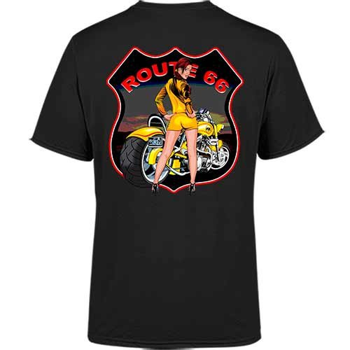 Route 66 Road Scene Classic T Shirt