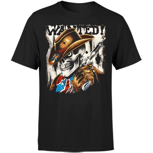 Wanted with a pistol classic tee